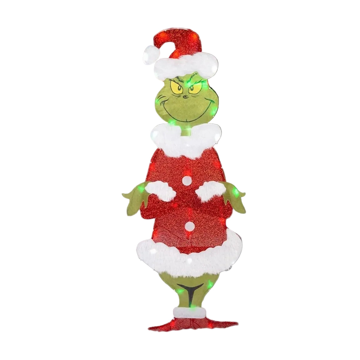 Grinch Havedekoration med LED-belysning til Jul