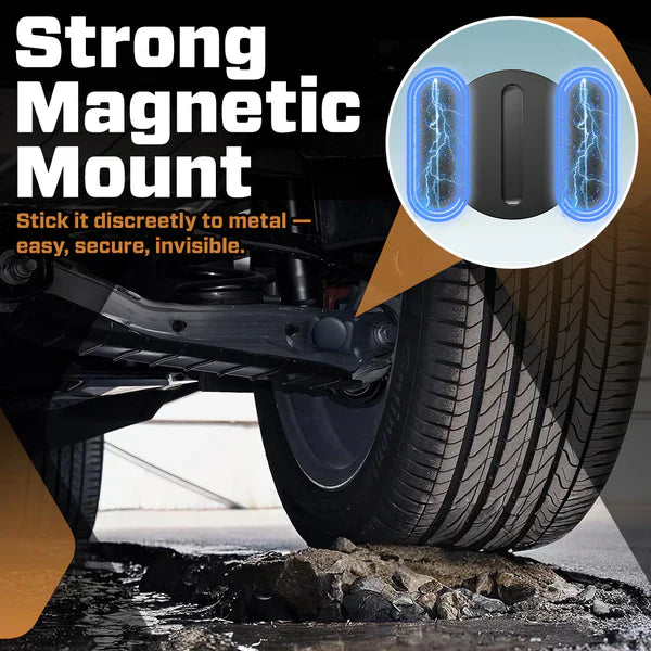 Magnetix | Mini Tracker Stærk Magnet Bærbar GPS Locator