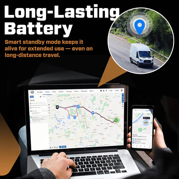 Magnetix | Mini Tracker Stærk Magnet Bærbar GPS Locator