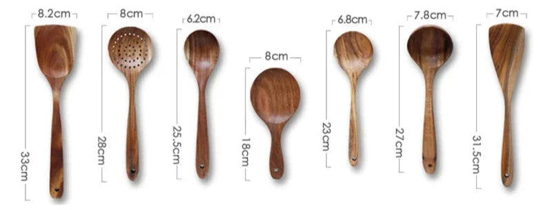 CulinaryTeak | Elegant 7-delt køkken sæt-zarada.dk