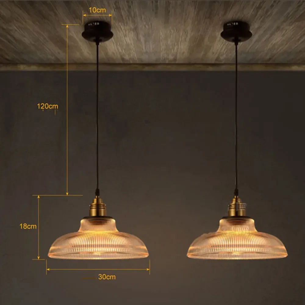 Hænge Lamper Vintage Industrielt Design til Spisestue og Stue