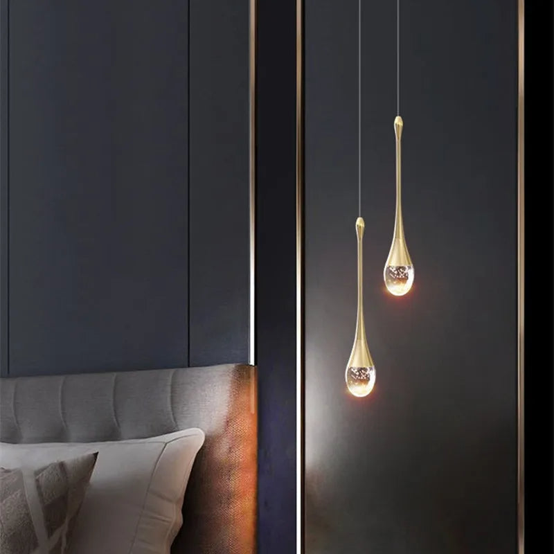 Hængelampe Dråbeformet Design