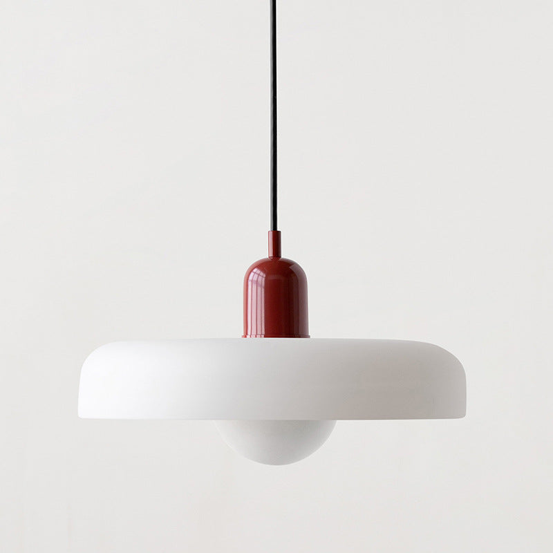 Hængelampe i Farvet Glas Moderne Design