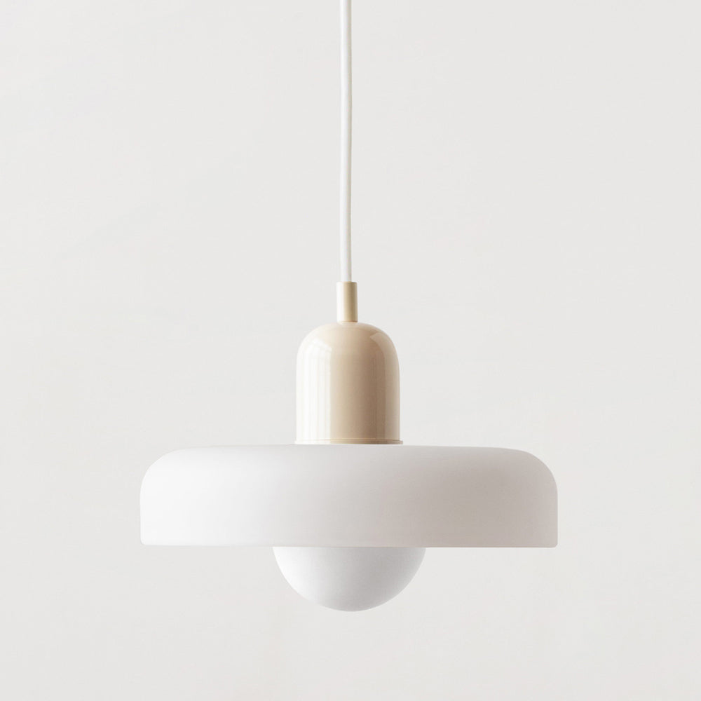Hængelampe i Farvet Glas Moderne Design