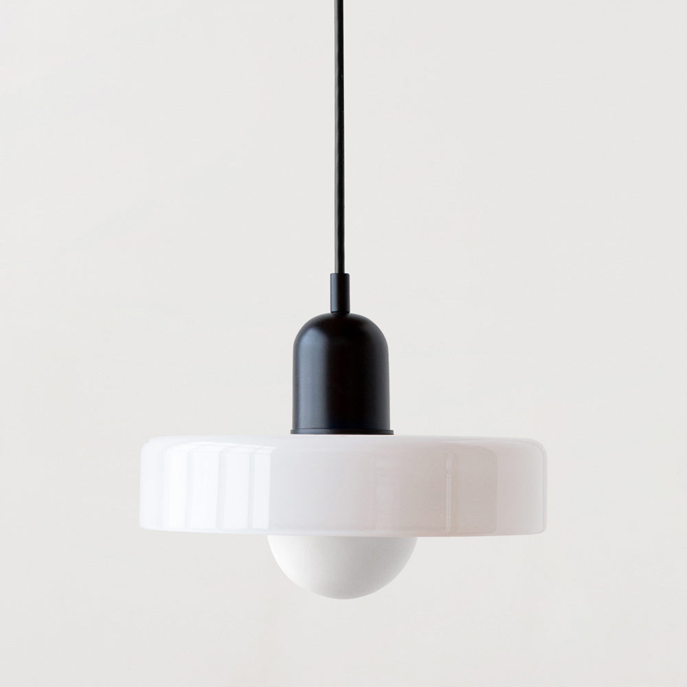 Hængelampe i Farvet Glas Moderne Design