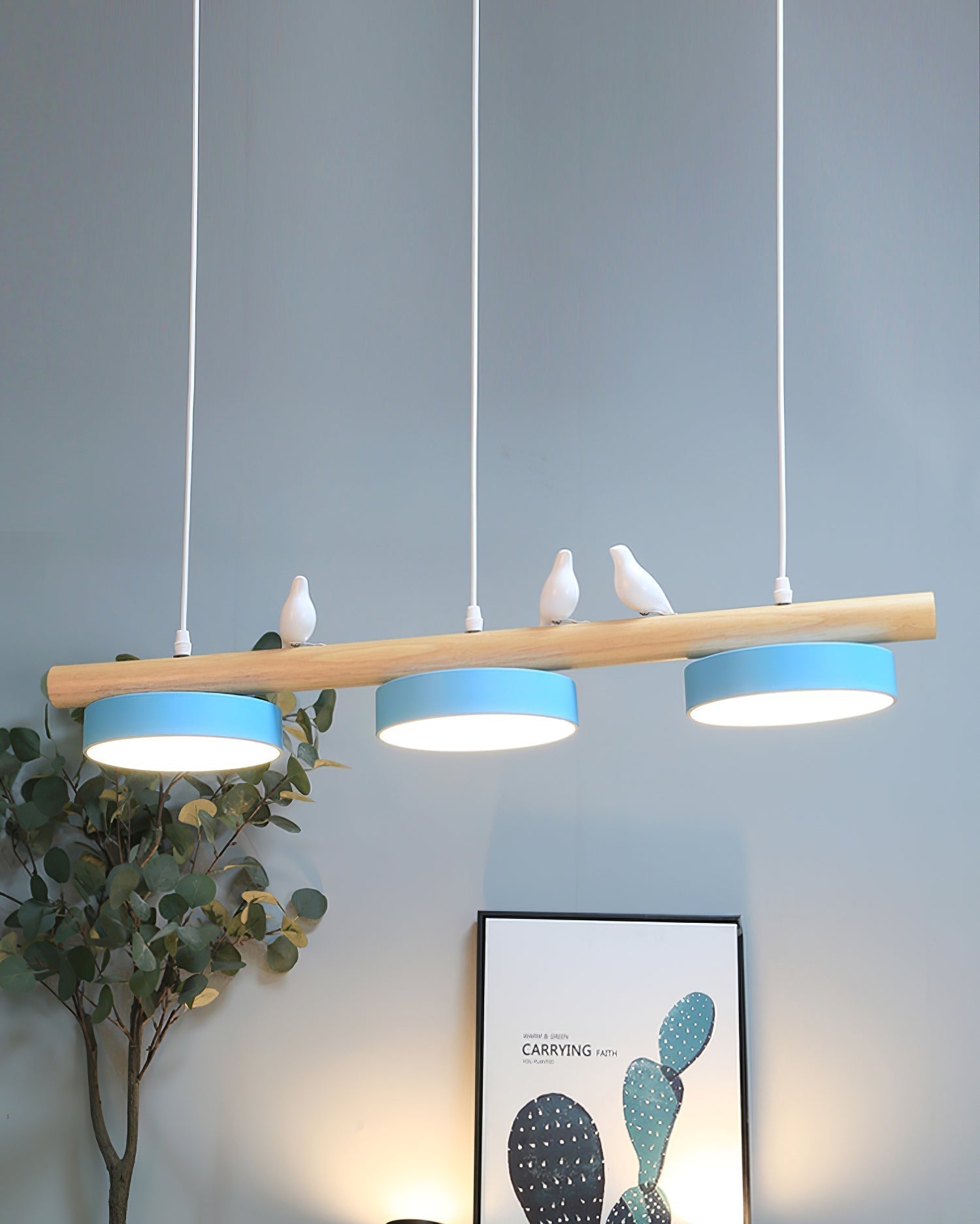 Hængelampe med Fugledesign til Spisebord