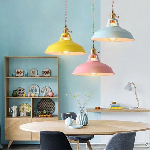 Hængende Lampe i Vintage Stil til Spisestue