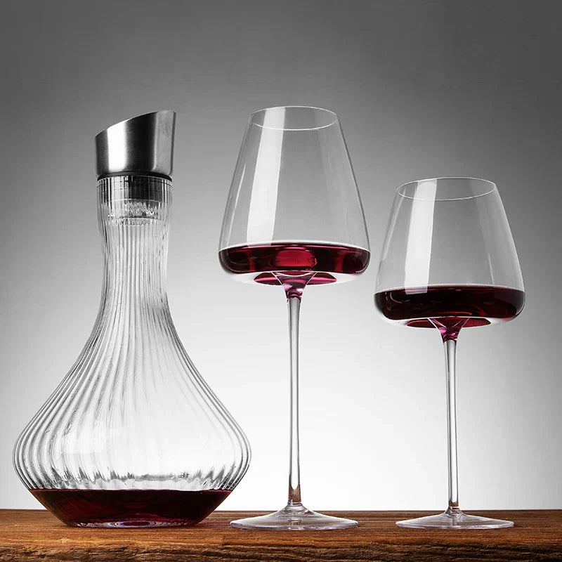 Håndlavede Krystal Vin- og Champagneglas