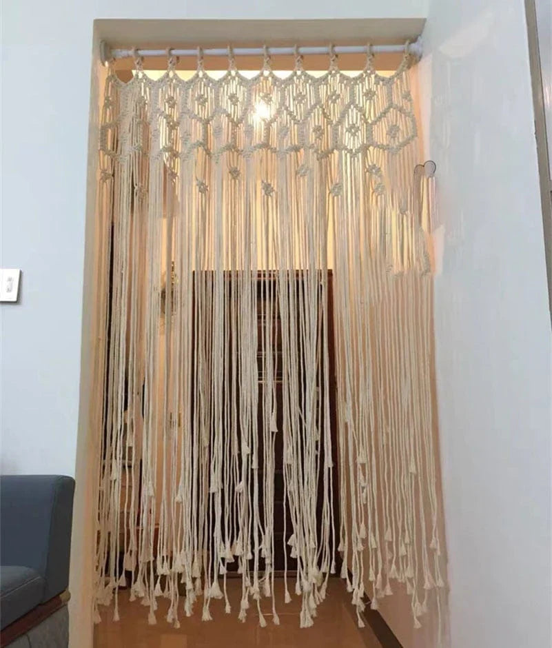 Håndlavet Macrame Hængende Draperi