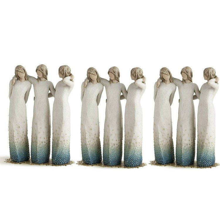 Håndmalet Figur til Venskab og Støtte