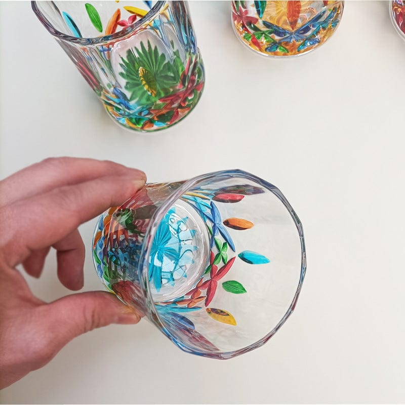 Håndmalet Murano Glas Drikkeglas