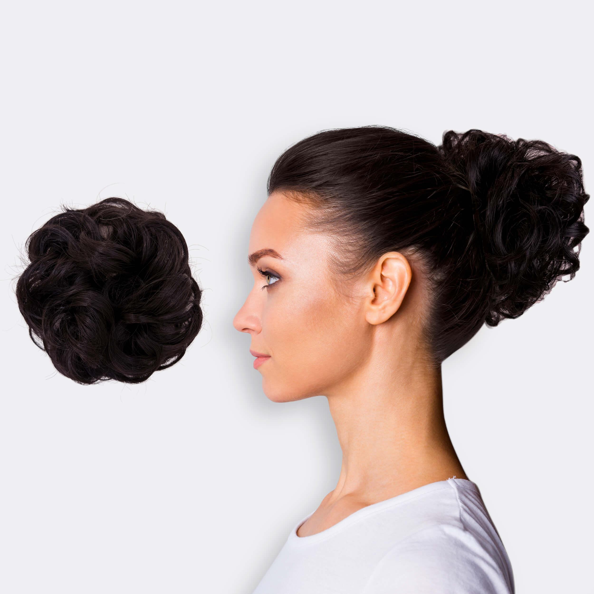 Hår Scrunchie til Hestehale og Bolle