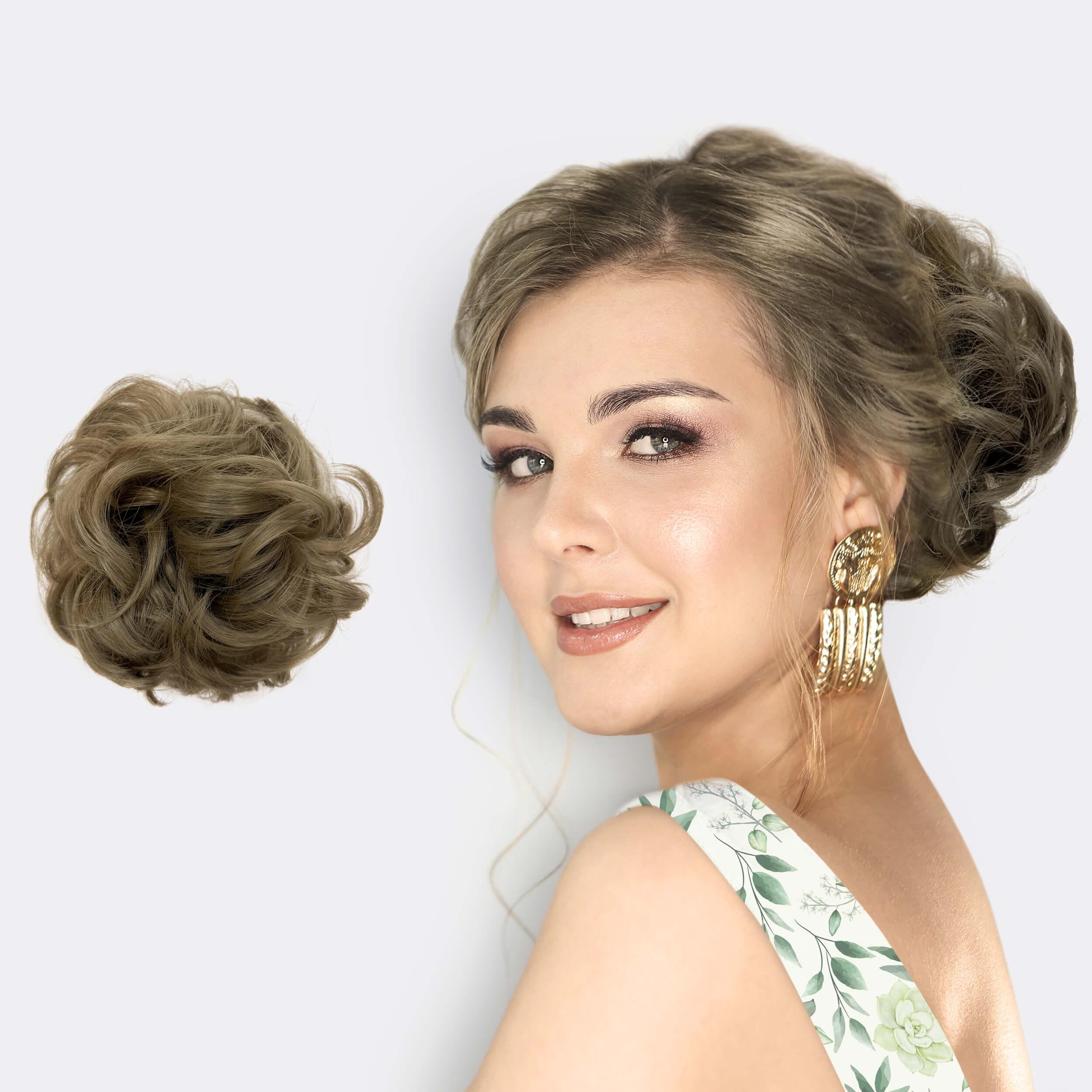 Hår Scrunchie til Hestehale og Bolle