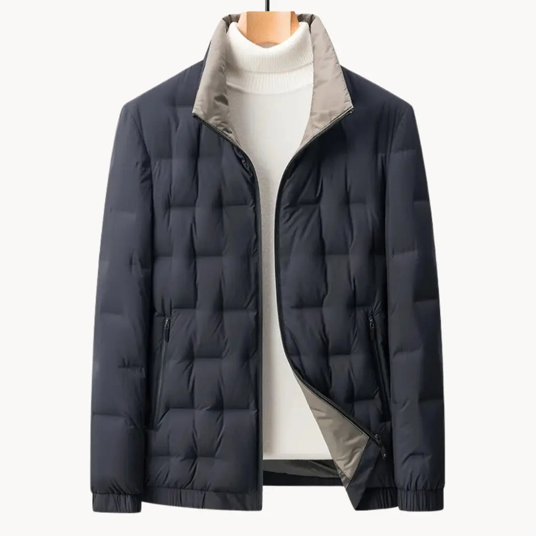 Herre All-weather Jakke med Minimalistisk Design