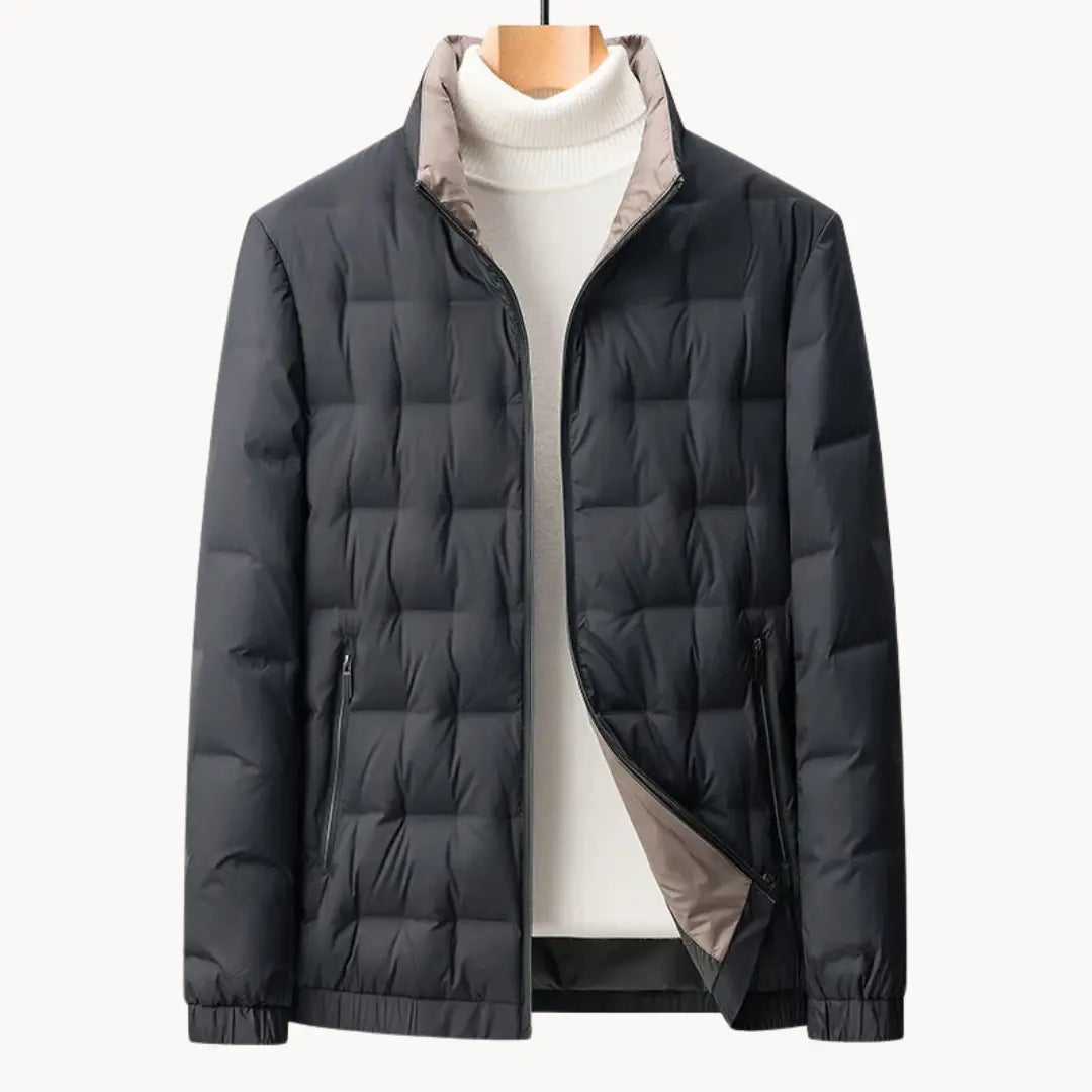 Herre All-weather Jakke med Minimalistisk Design