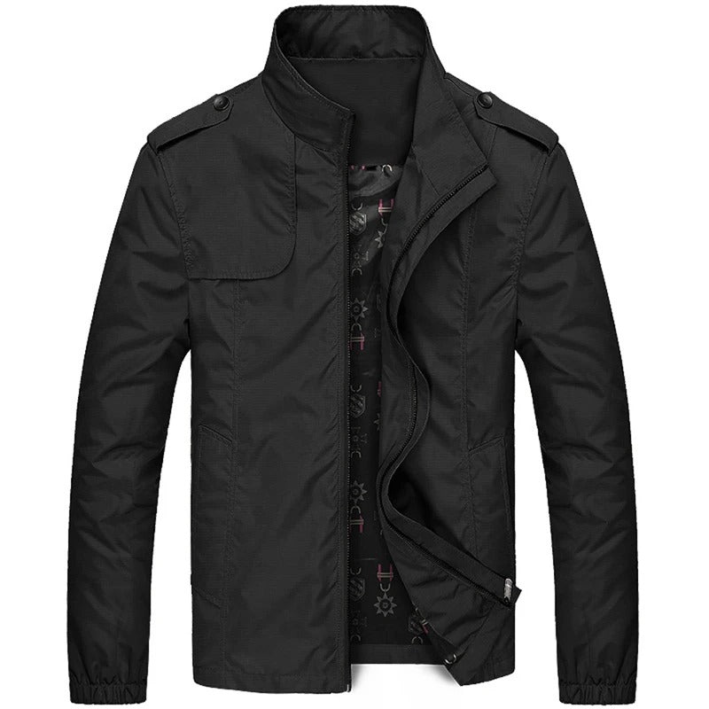 Herre Cargojakke Let og Funktionel Casual Design med Cargofickor