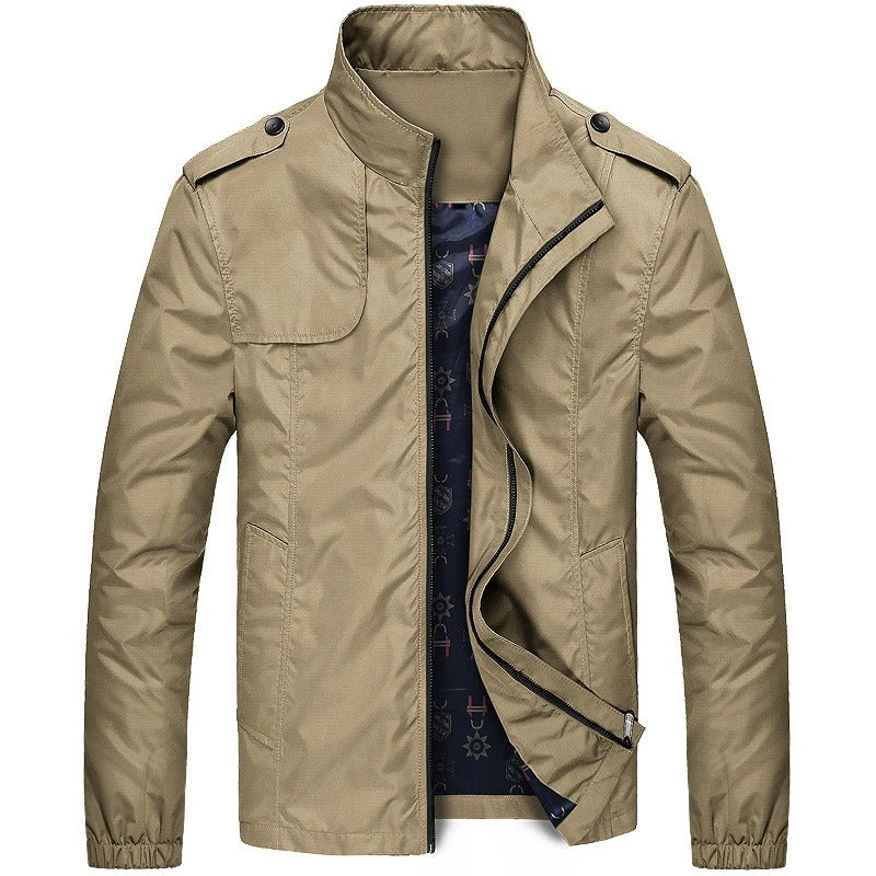 Herre Cargojakke Let og Funktionel Casual Design med Cargofickor
