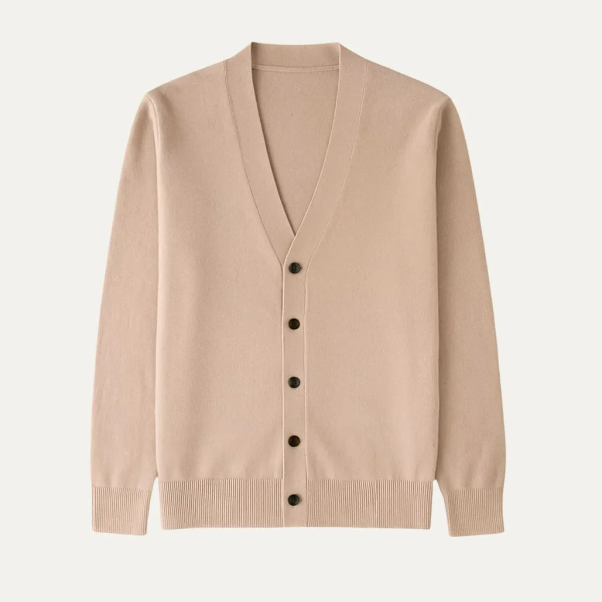 Herre Cashmere Cardigan Klassisk Stil Til Mænd
