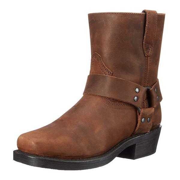 Herre Cowboystøvler i Westernstil med Elegant Lynlåsdesign