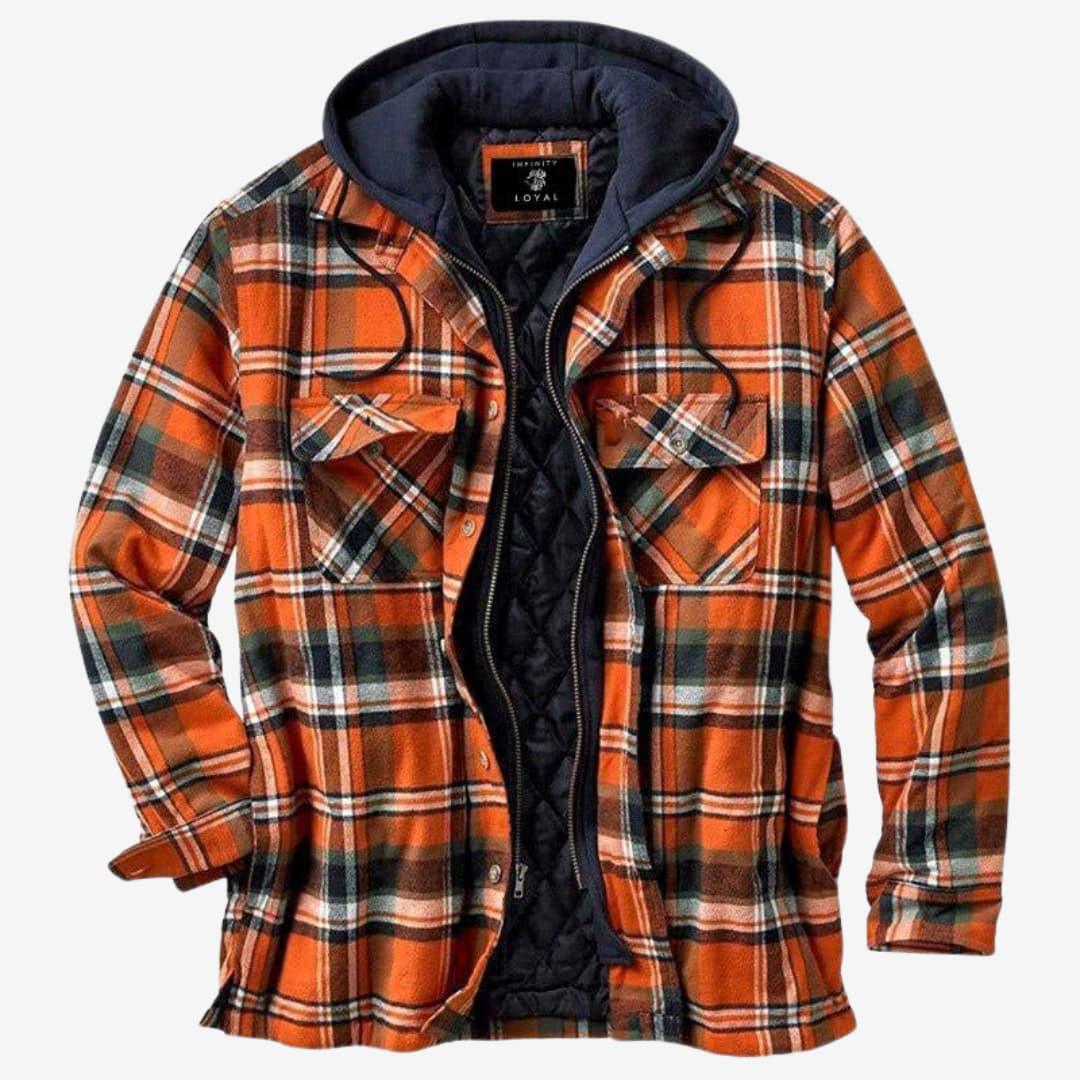 Herre Flanneljakke Klassisk Design