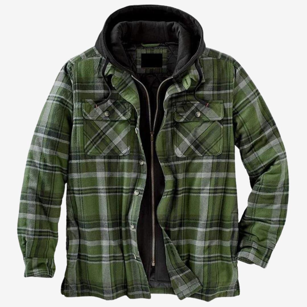 Herre Flanneljakke Klassisk Design