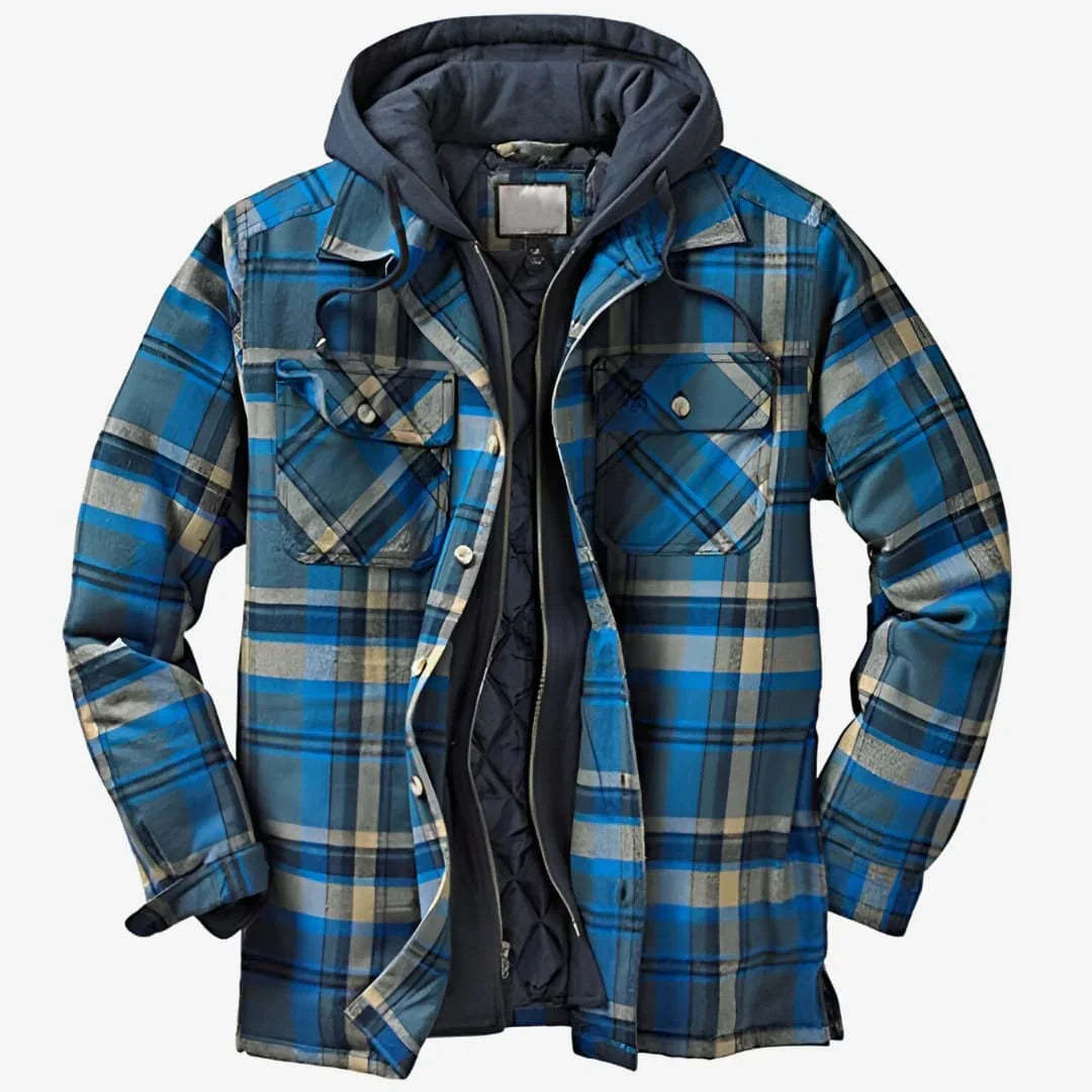 Herre Flanneljakke Klassisk Design