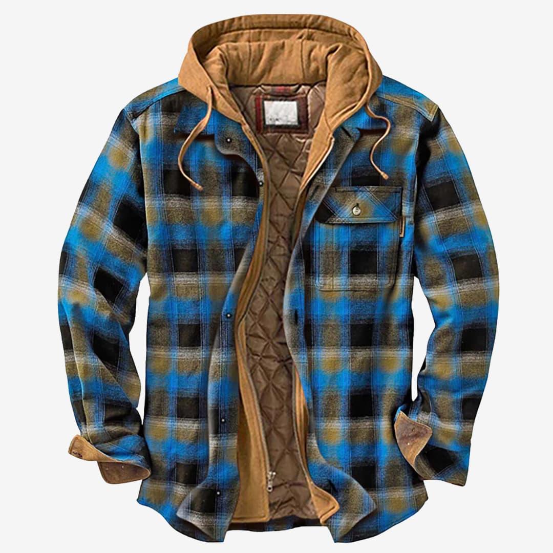 Herre Flanneljakke Klassisk Design