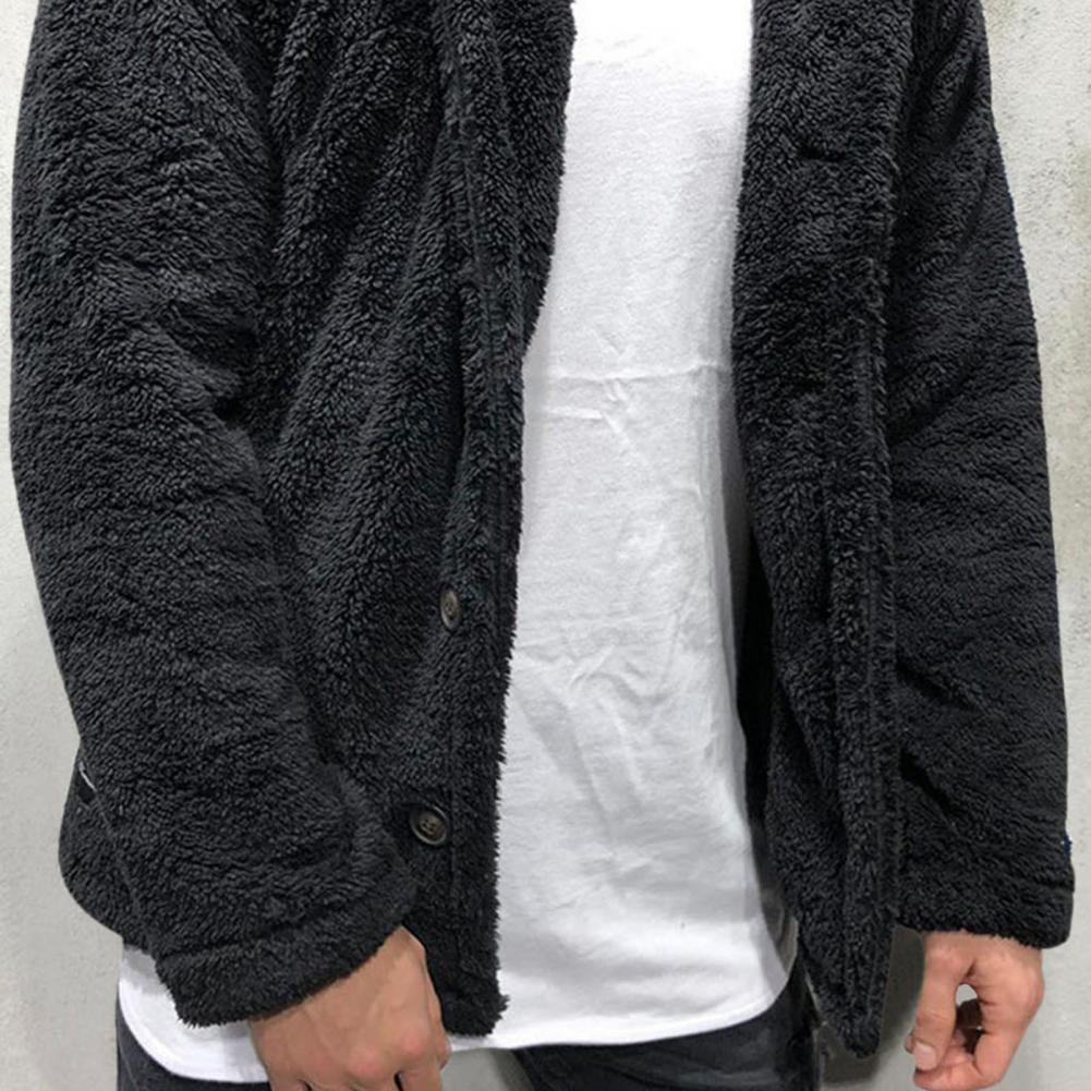 Herre Fleece Jakke Casual Stil