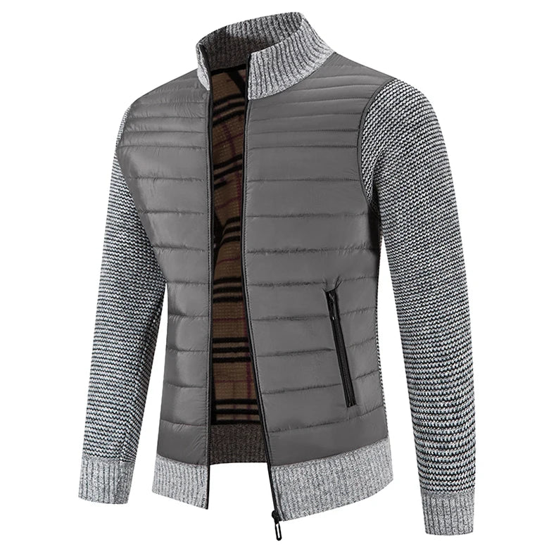 Herre Fleece Jakke Modern Design Blød Fleece Inderside