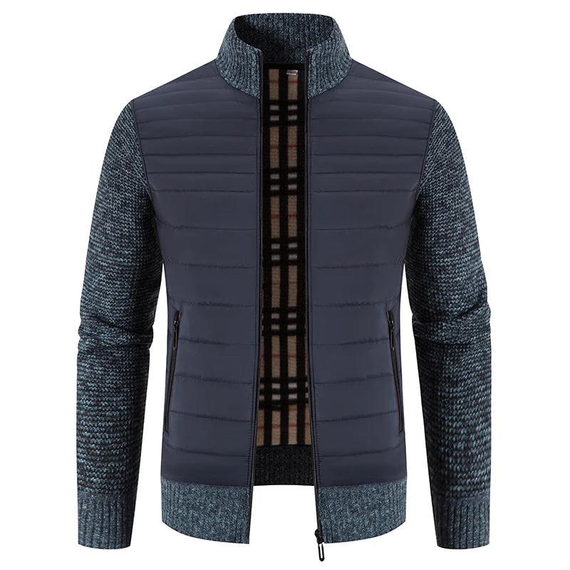 Herre Fleece Jakke Modern Design Blød Fleece Inderside