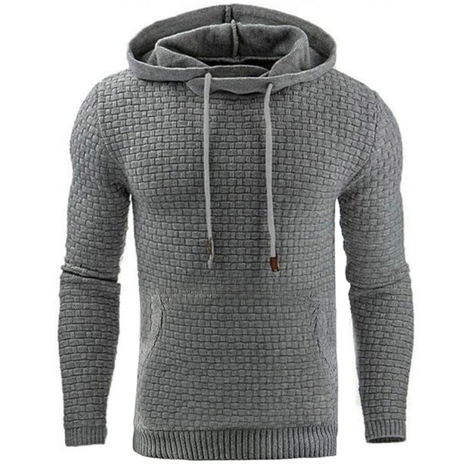 Herre Hoodie i Holdbar Design med Frontlomme