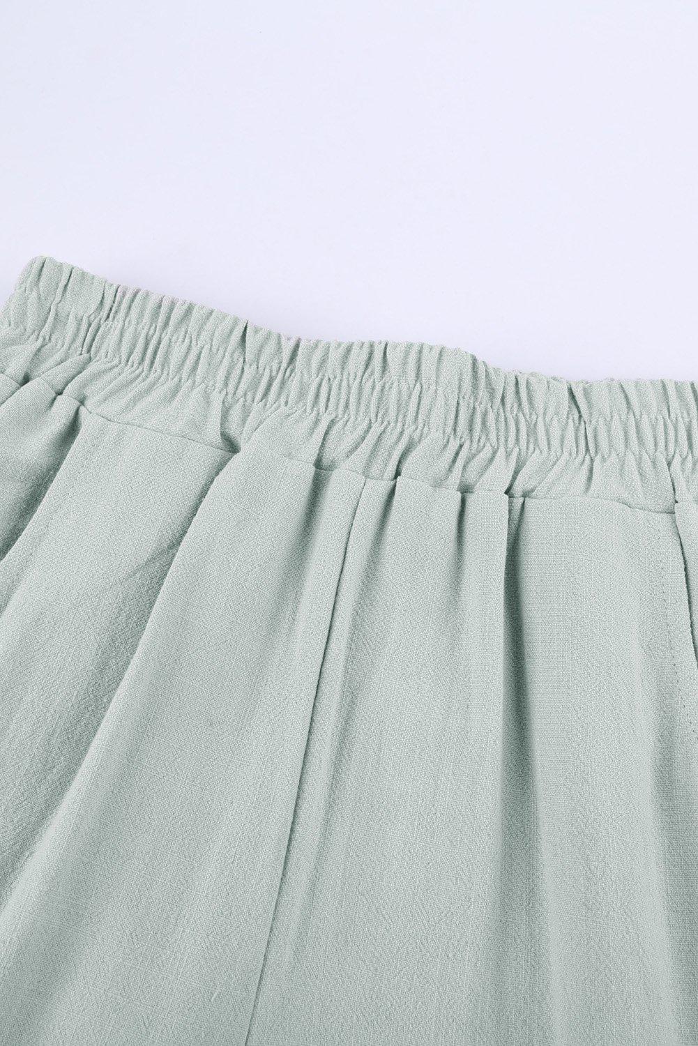 Herre Joggingbukser med Elastisk Talje og Lommer i Spandex