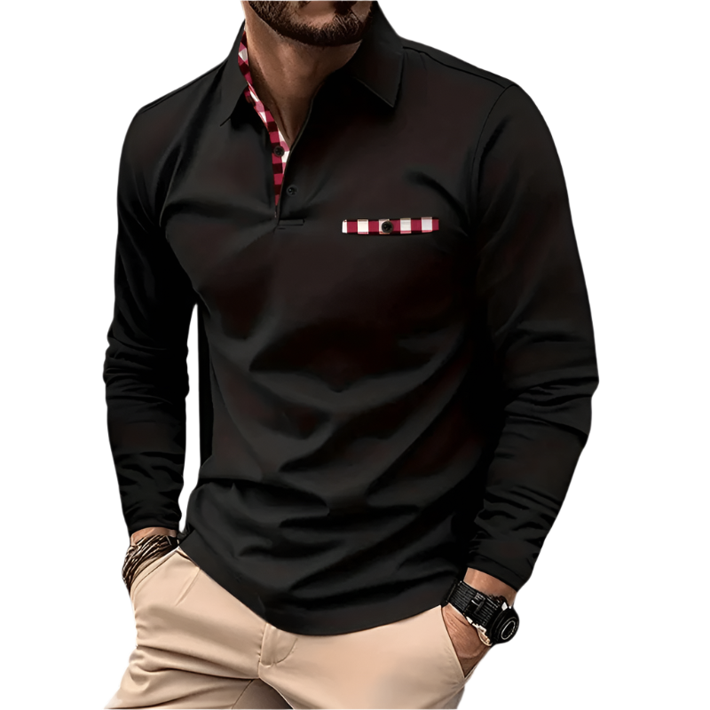 Herre Langærmet T-shirt Komfortabel Stil