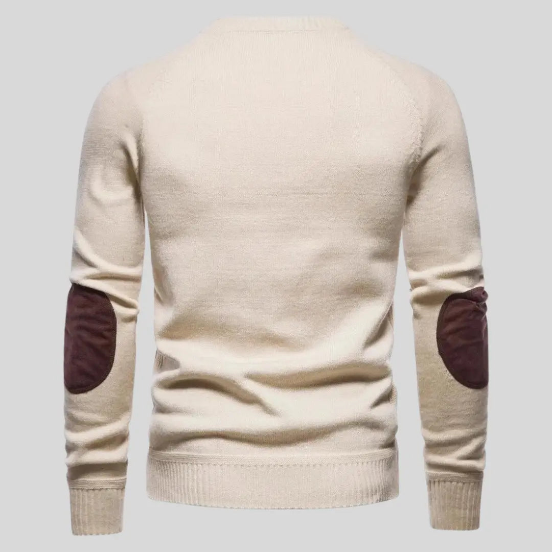 Herre Lyocell Trøje Minimalistisk Stil