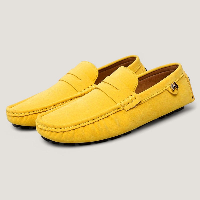 Herre Moccasins Casual Design Gummi