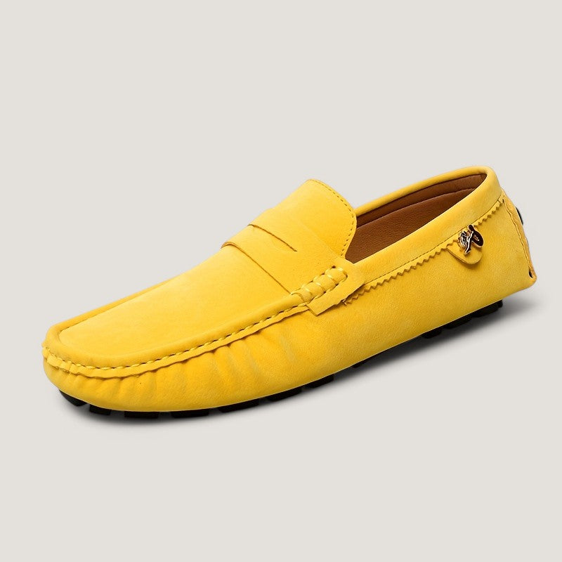 Herre Moccasins Casual Design Gummi
