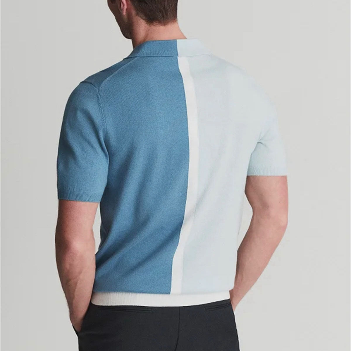 Herre Polo Shirt med Kontrastdetaljer