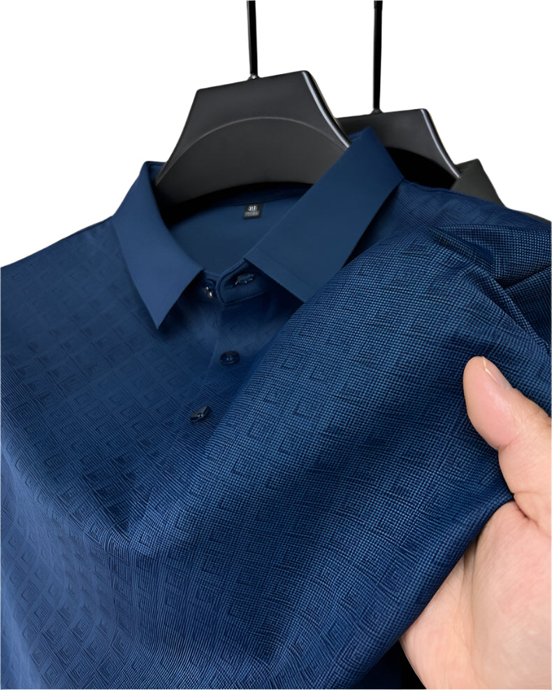 Herre Polo Skjorte Nanosilk Klassisk Design