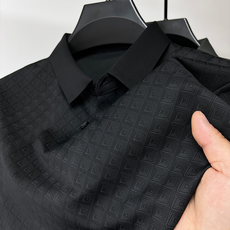 Herre Polo Skjorte Nanosilk Klassisk Design