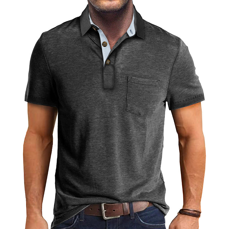 Herre Polohemd Klassisk Stil