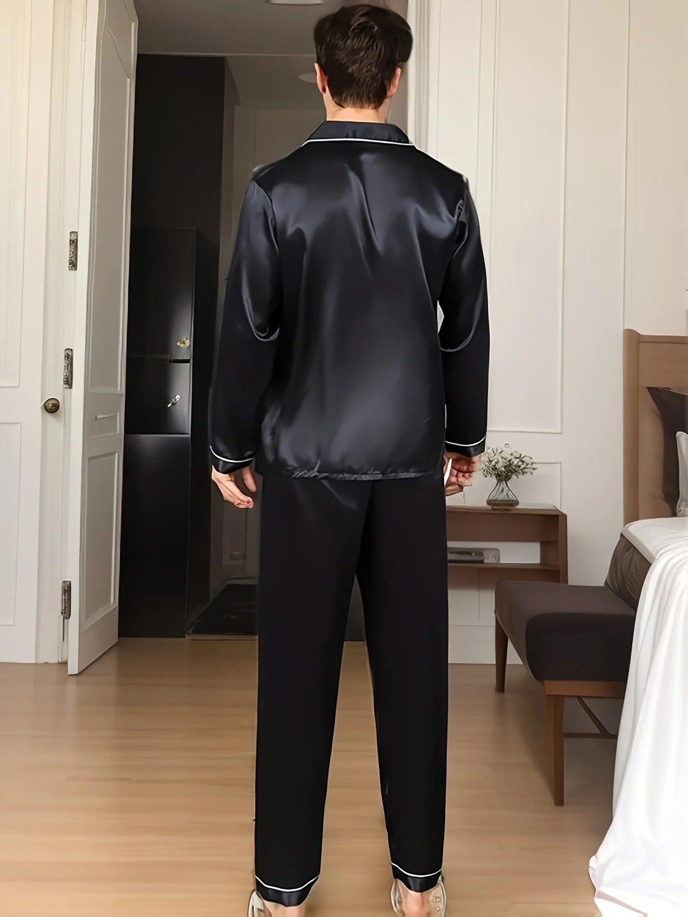 Herre Pyjamas Klassisk Stil