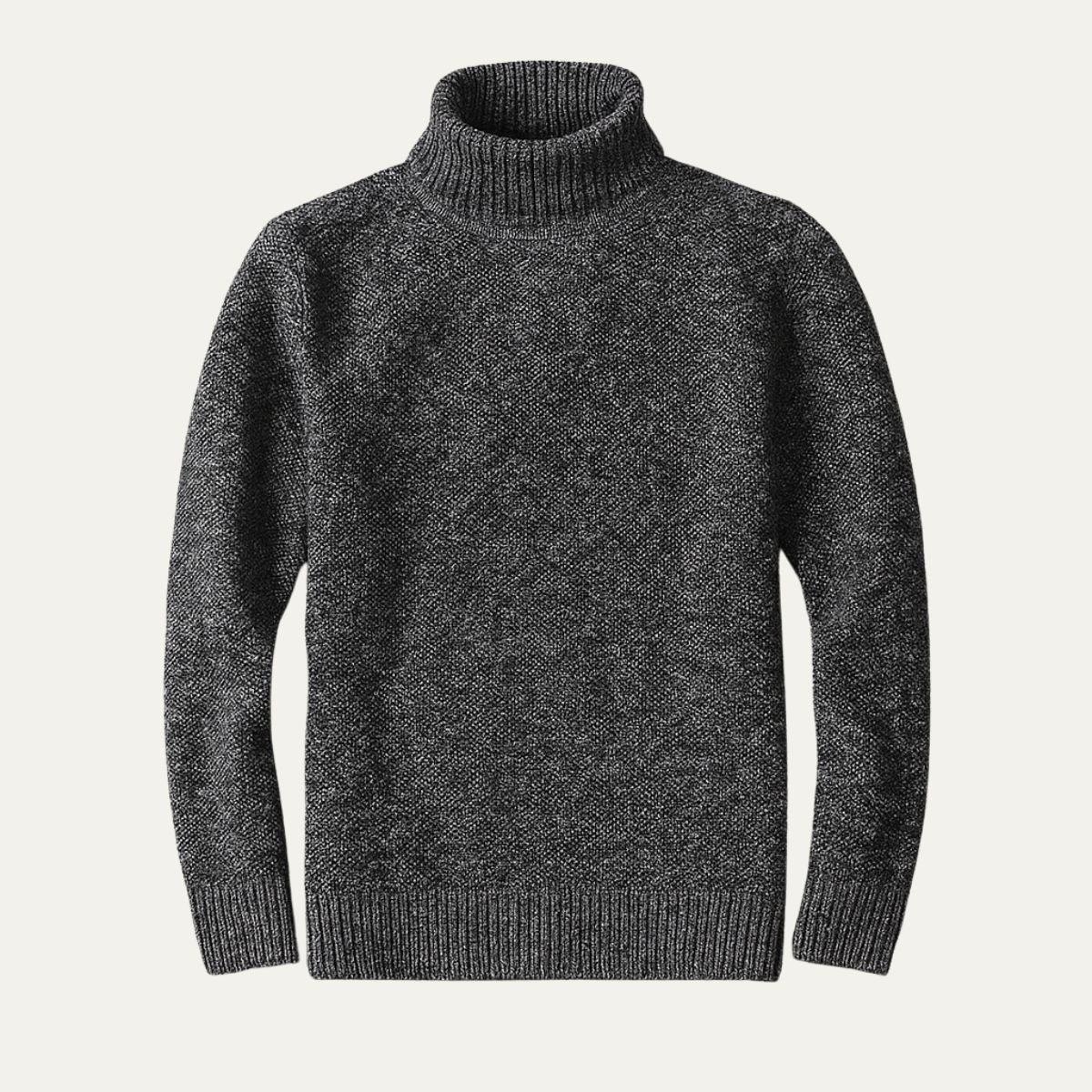 Herre Rullekrave Sweater Klassisk Stil