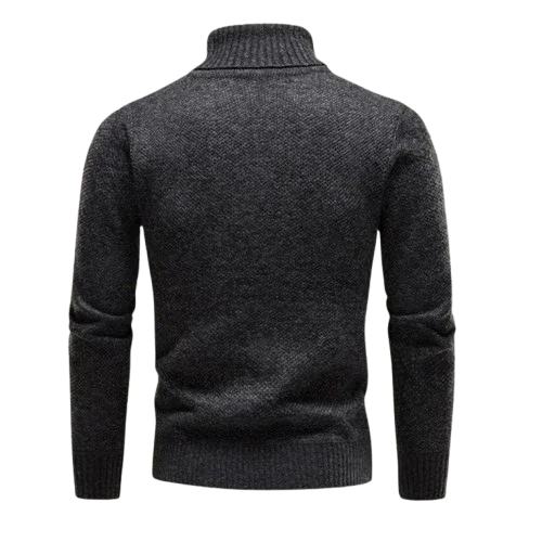 Herre Rullekrave Sweater Klassisk Stil
