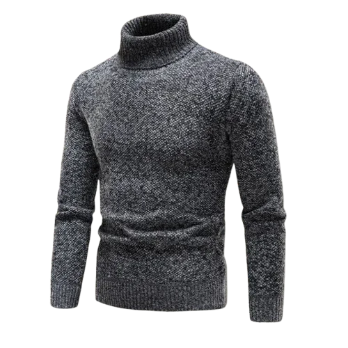 Herre Rullekrave Sweater Klassisk Stil