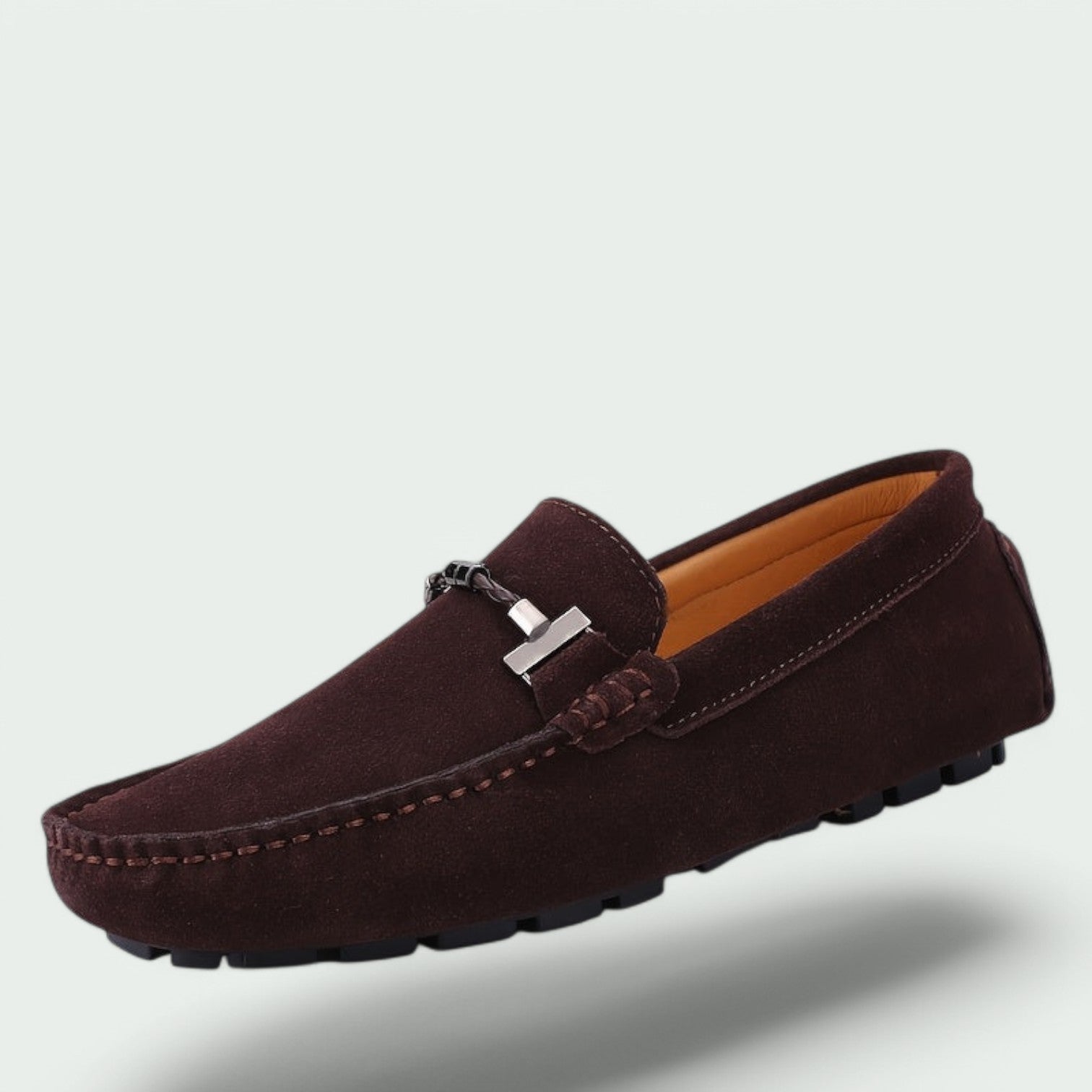 Herre Slip-On Mokkasiner Læder Suede