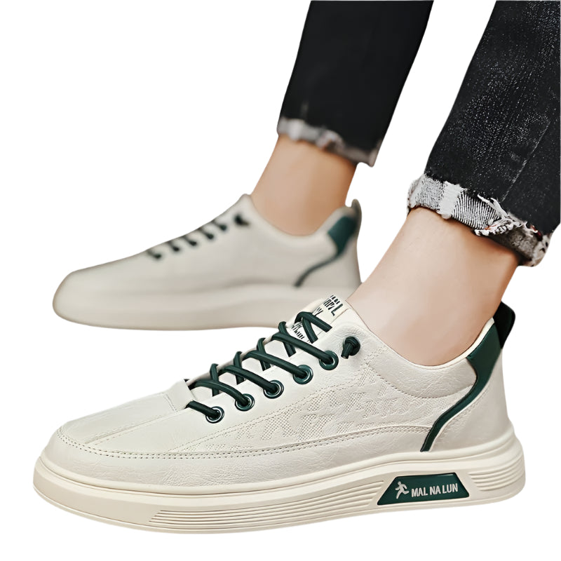 Herre Sneakers Lav Profil PU Komfortable Sport Sko