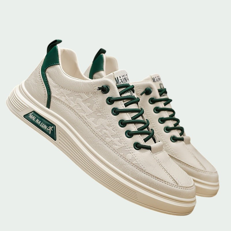 Herre Sneakers Lav Profil PU Komfortable Sport Sko