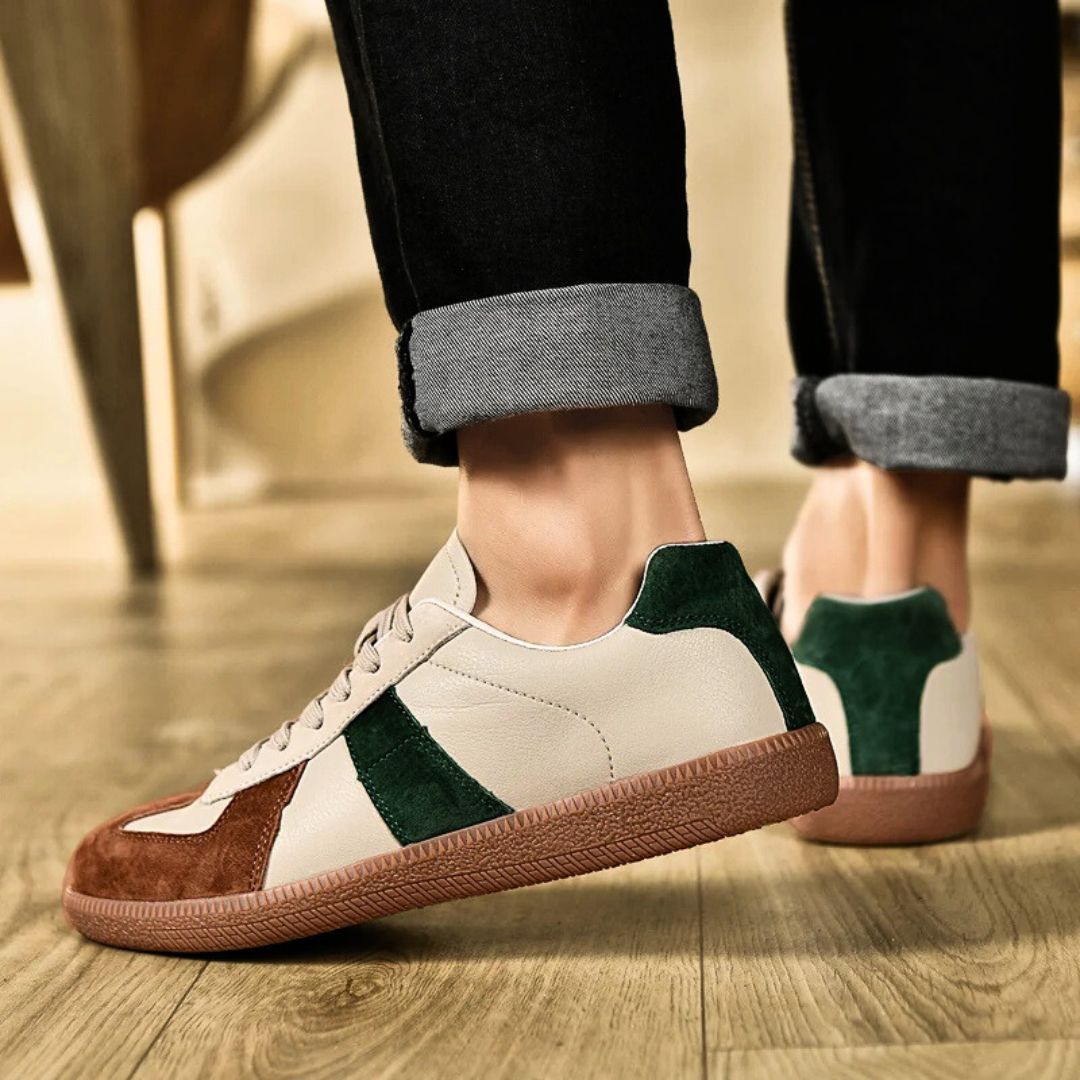 Herre Sneakers i Læder og Suede