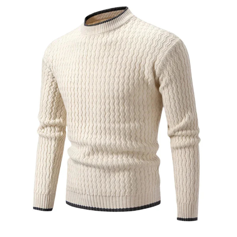 Herre Sweater Rund Hals Klassisk Stil