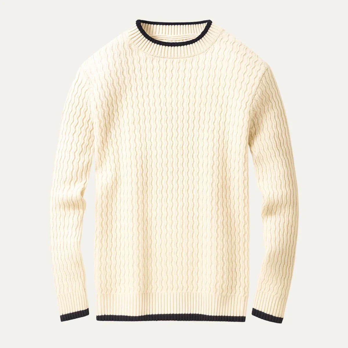 Herre Sweater Rund Hals Klassisk Stil